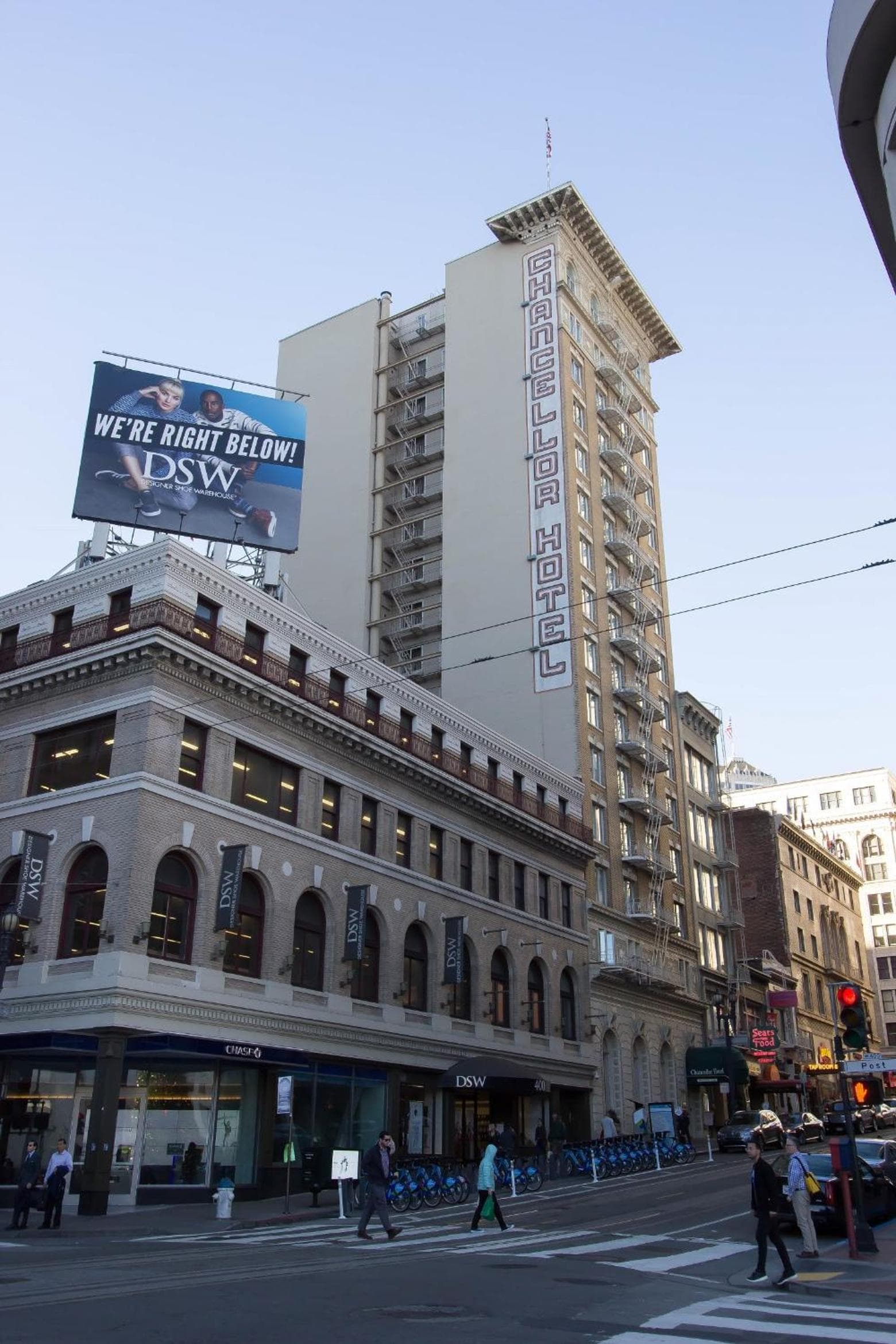 Chancellor Hotel on Union Square in San Francisco