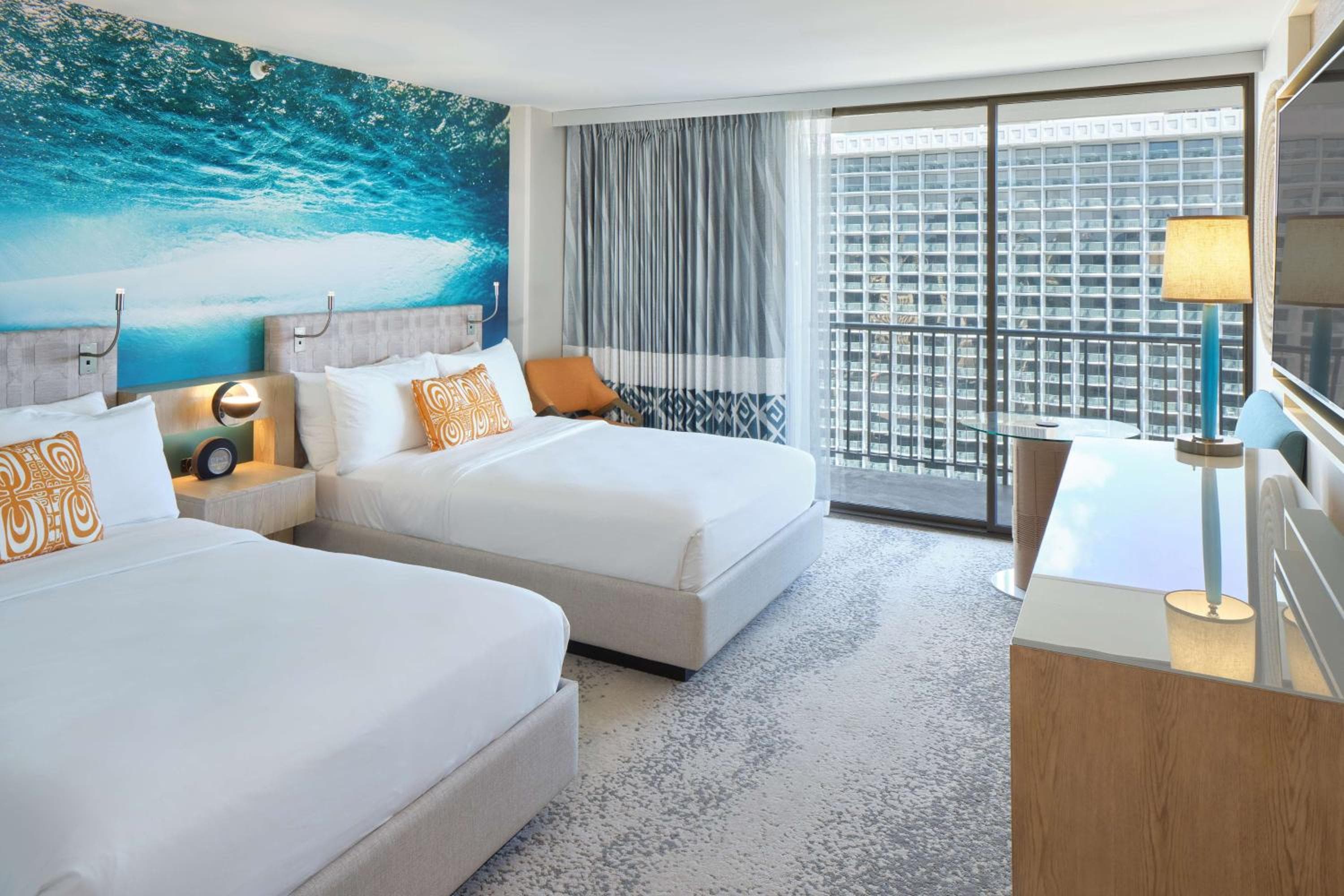 Waikiki View 2 Double Beds room photo