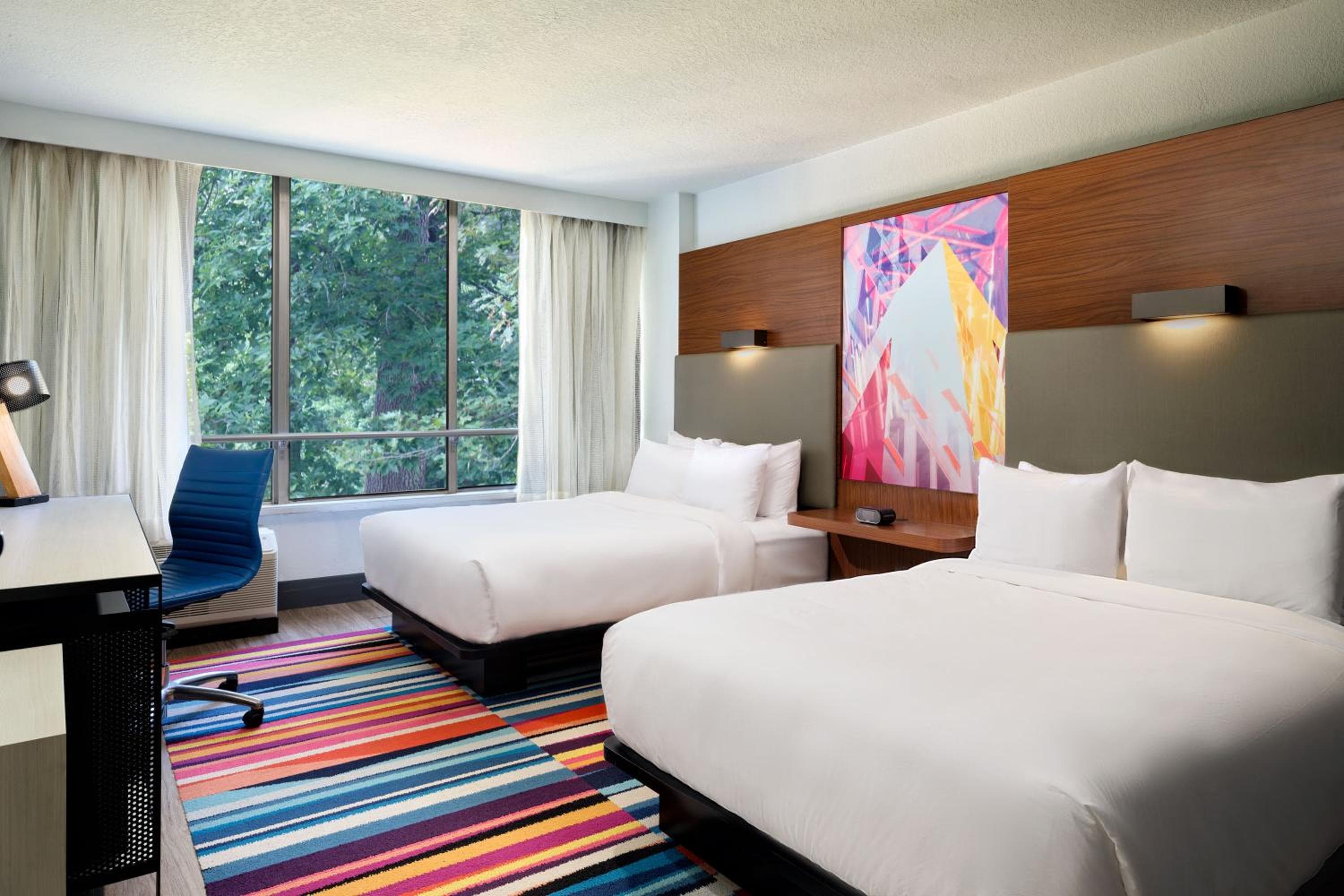 Aloft Room, Guest room, 2 Double room photo