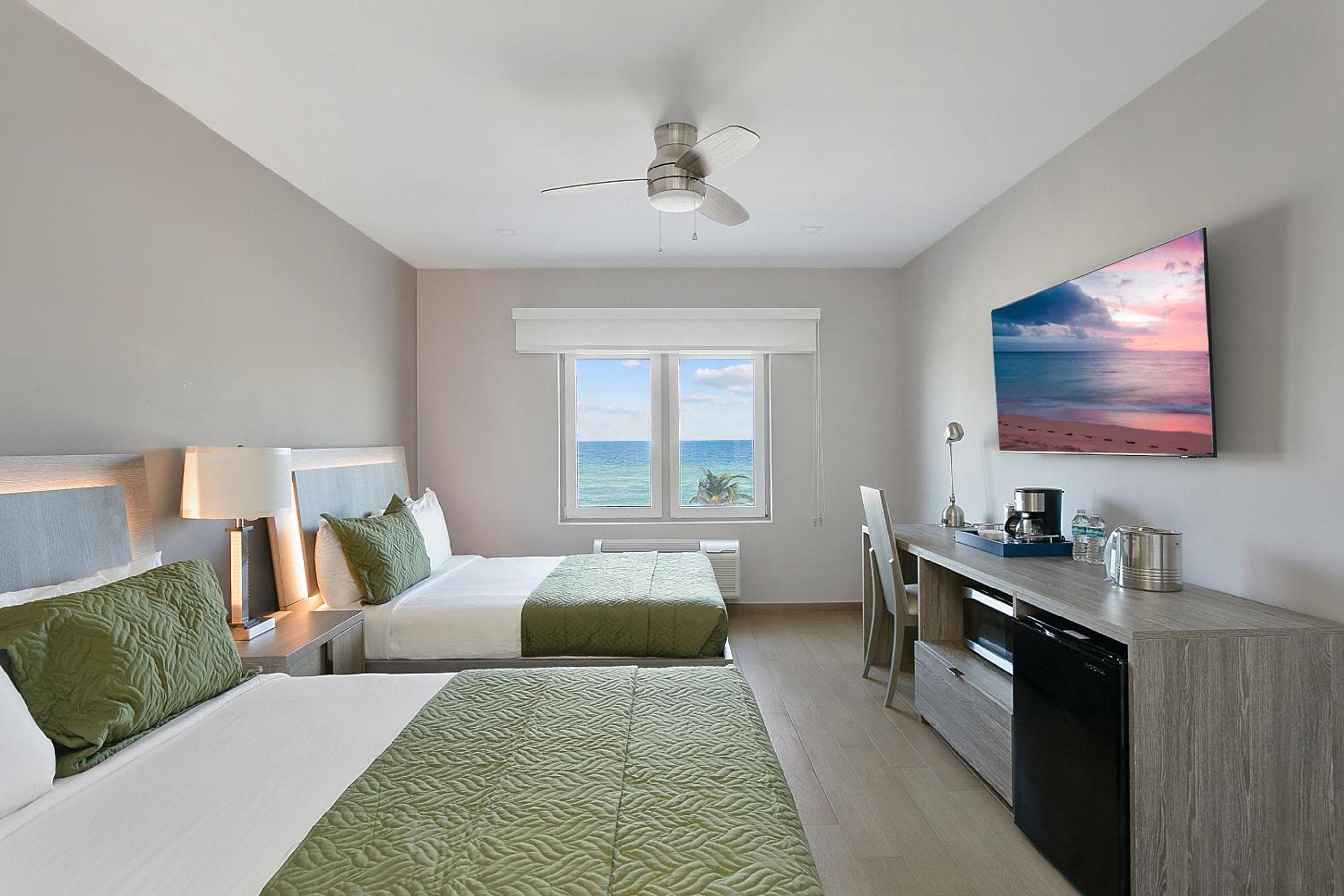 Ocean Front Room with Two Double Beds room photo