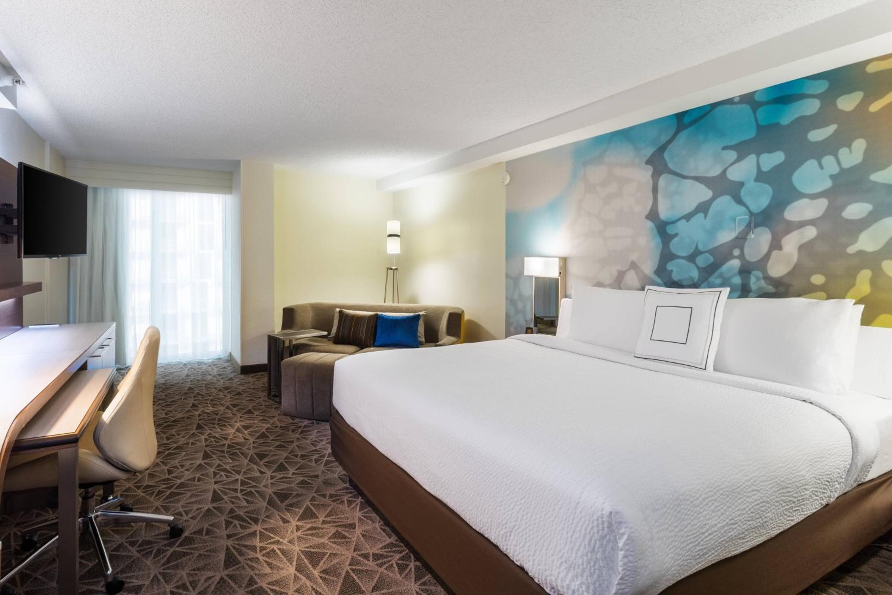 Larger King Room with Roll-In Shower and Sofa Bed - Mobility Access/Hearing Accessible room photo