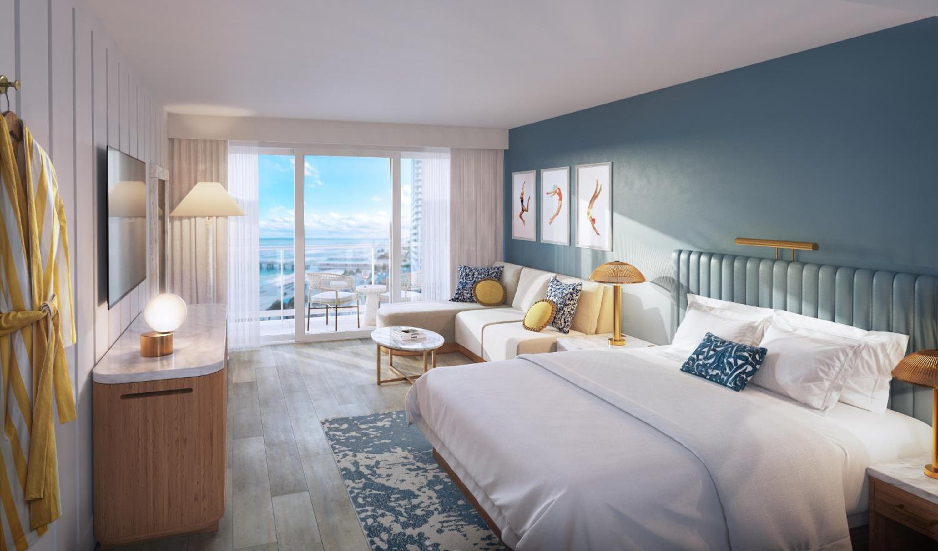 Ocean View King Room with Balcony-Newly Renovated room photo