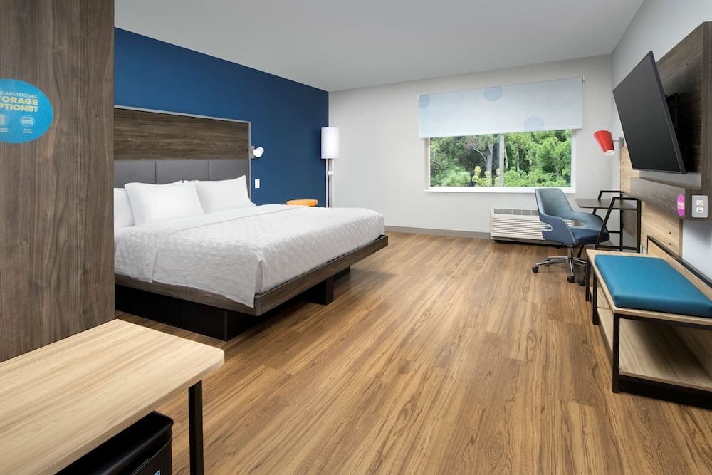 Room, 1 King Bed, Accessible (Roll-In Shower) room photo