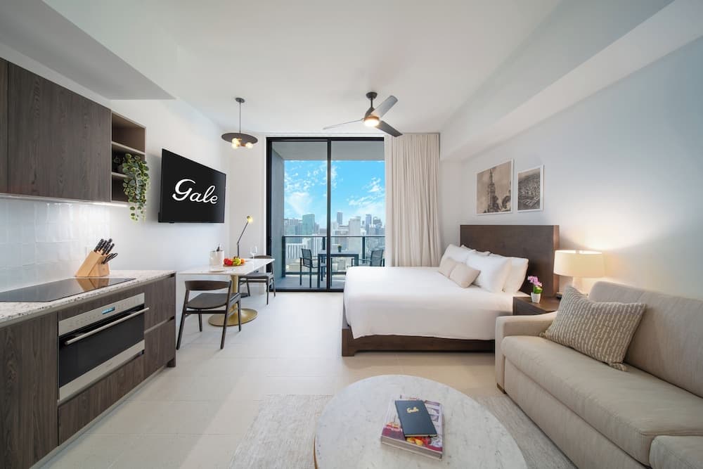 Skyline Residences Studio with Kitchen & Balcony room photo