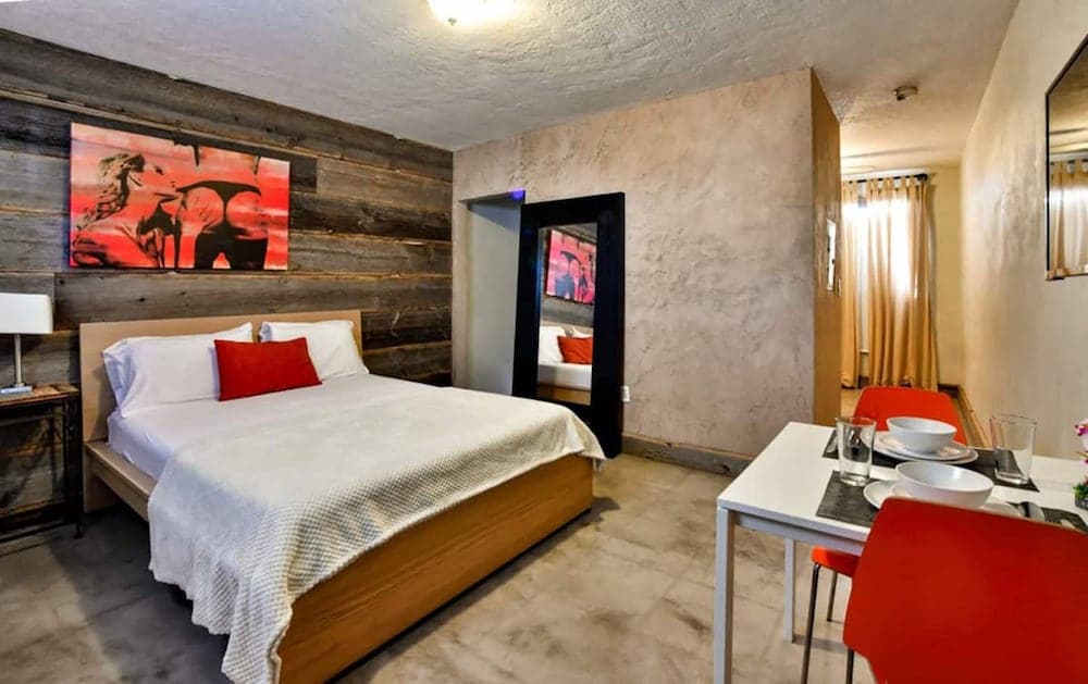 Trendy Urban Style Studio with One Queen Bed room photo
